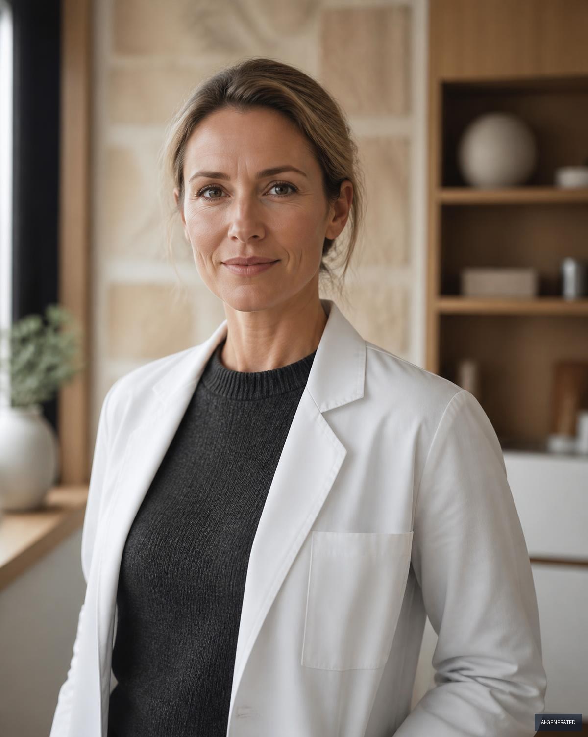 Sample listing portrait — fictional physician